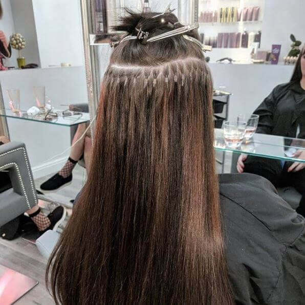 brunette micro ring extensions yorkshire