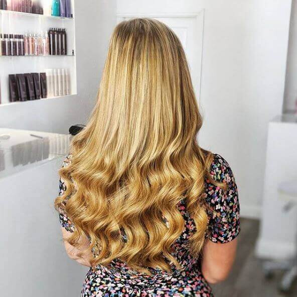 honey blond wave hair extensions yorkshire